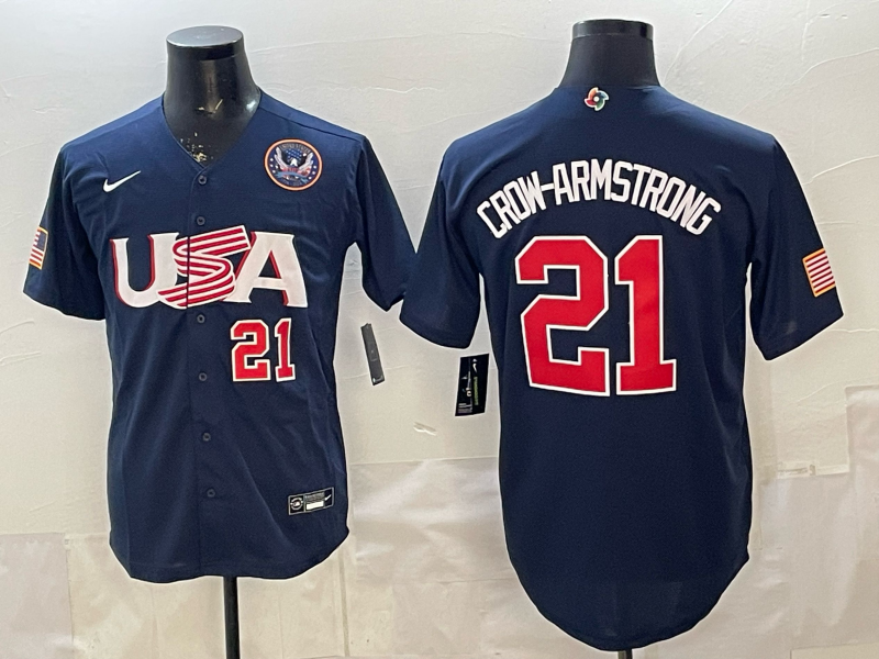 Men 2026 World cup blue MLB Nike jersey 007->more jerseys->MLB Jersey